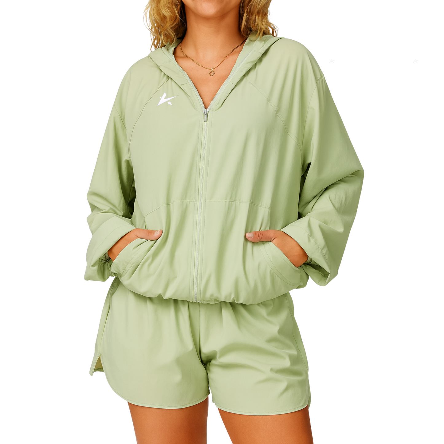 Chamarra corta viento UPF+50