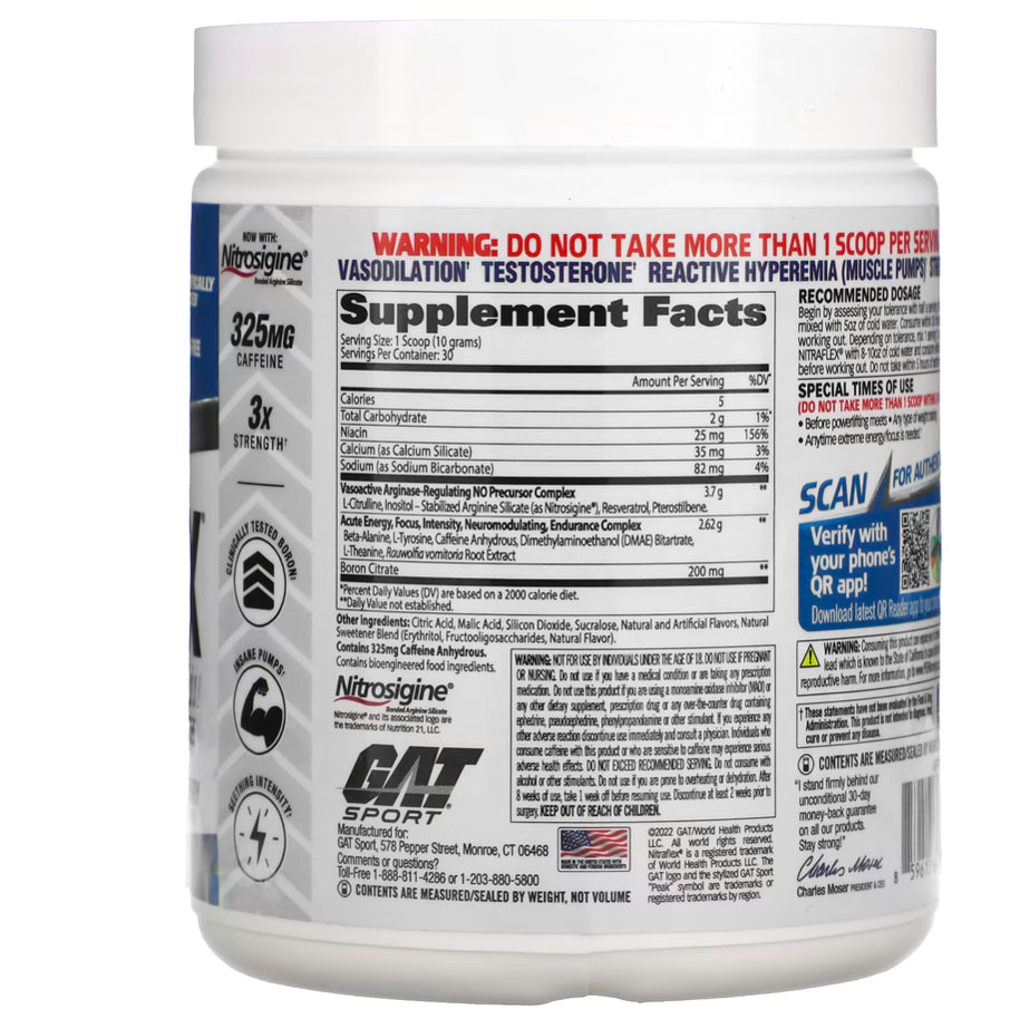 PRE-WORKOUT NITRAFLEX GAT
