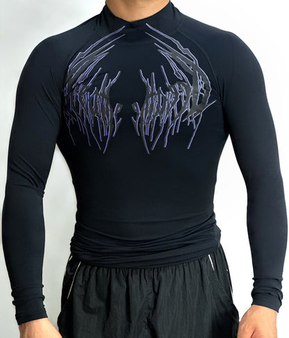 Playera compresión estilo breanithy manga larga