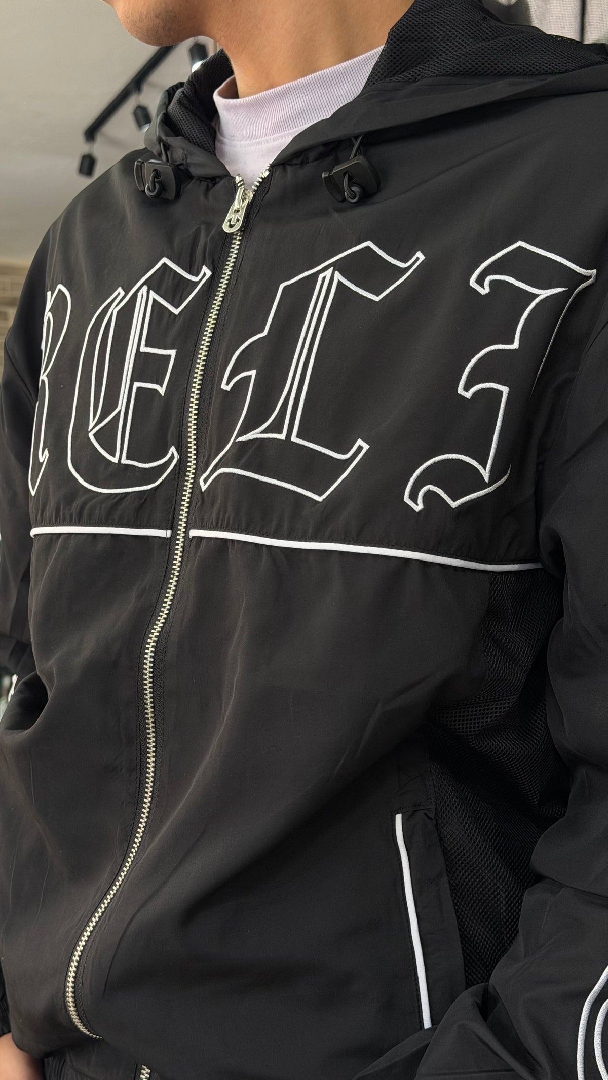 True Exploded Logo Nylon Jacket
