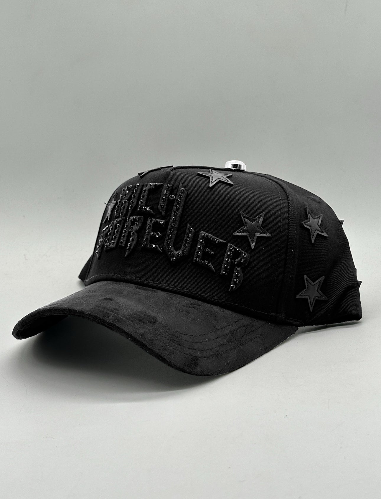 Gorra El Barbas Hats Rich Forever 100% Original Negro Único