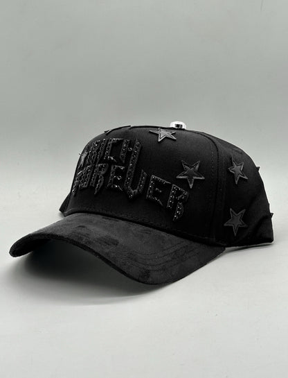 Gorra El Barbas Hats Rich Forever 100% Original Negro Único