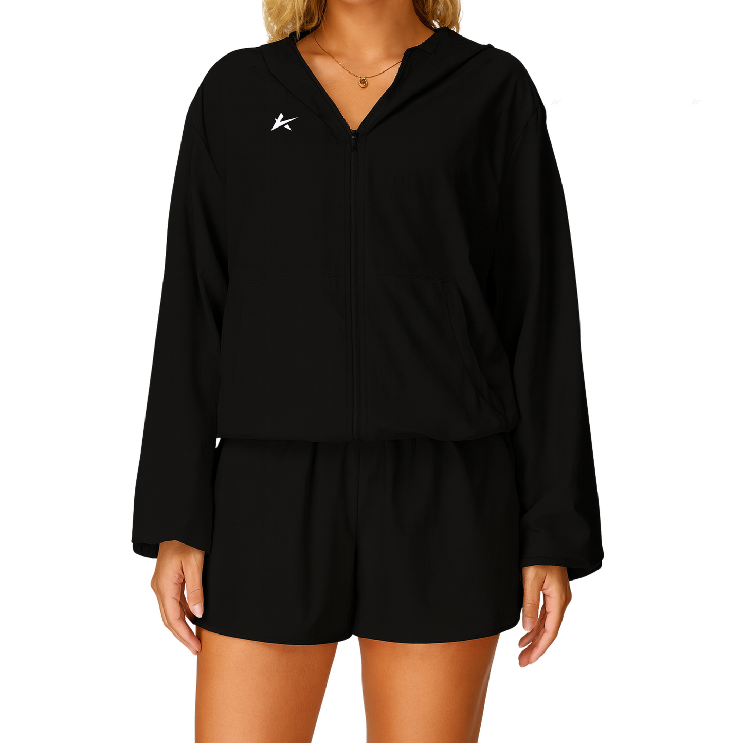 Chamarra corta viento UPF+50