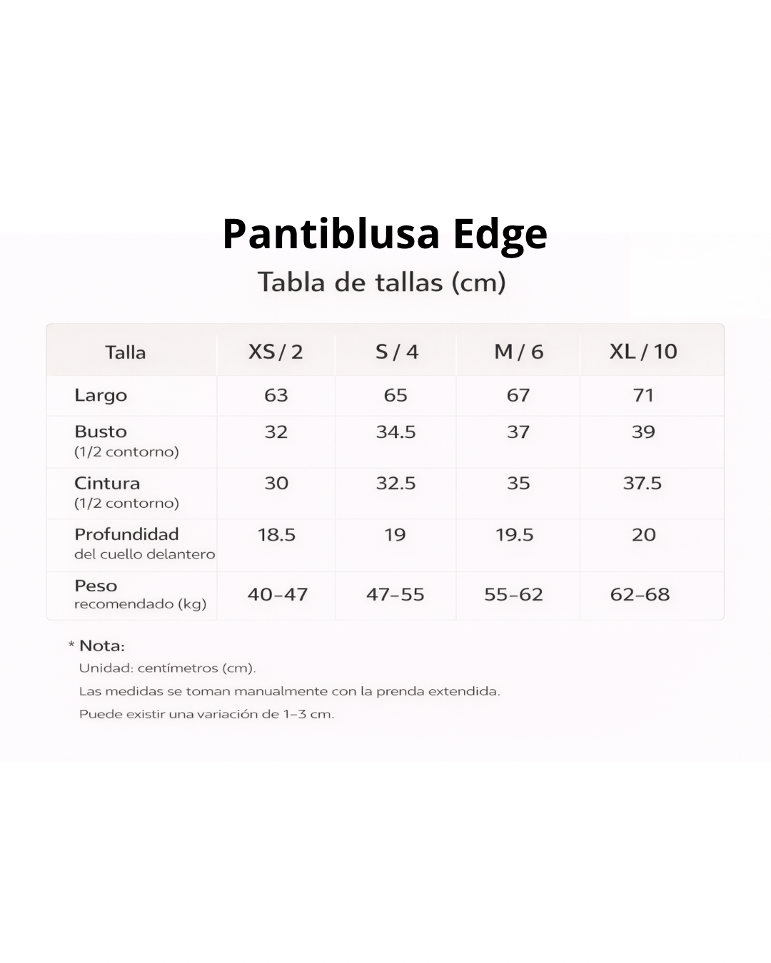 Pantiblusa Edge