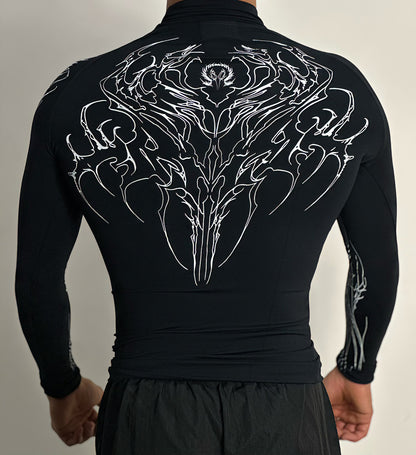 Playera compresión estilo breanithy manga larga