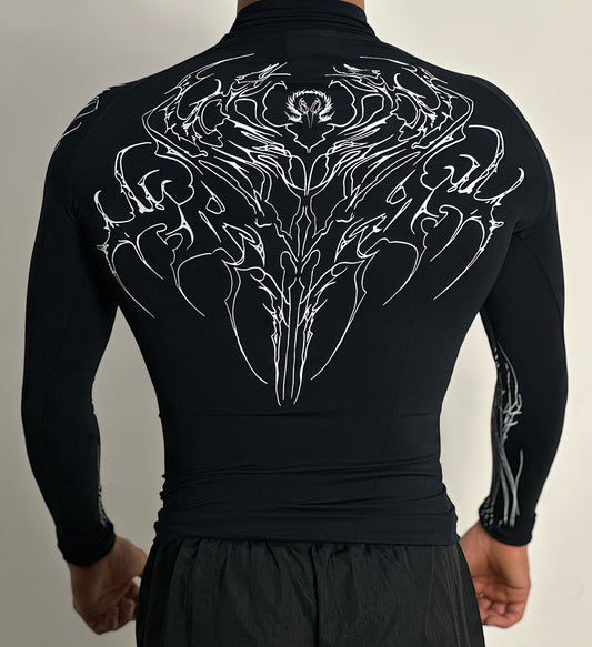 Playera compresión estilo breanithy manga larga