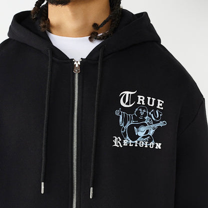 True Logo Zip Hoodie
