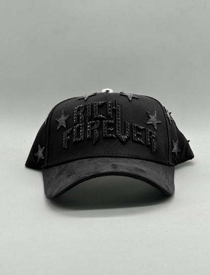 Gorra El Barbas Hats Rich Forever 100% Original Negro Único