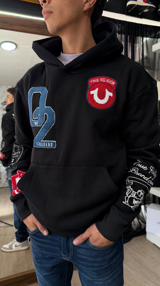 True Logo Patch Hoodie