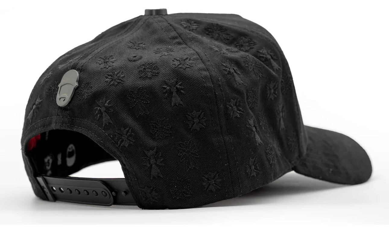 Gorra Barbas Hats X Rich The Kid Chrome I Blackout Negra