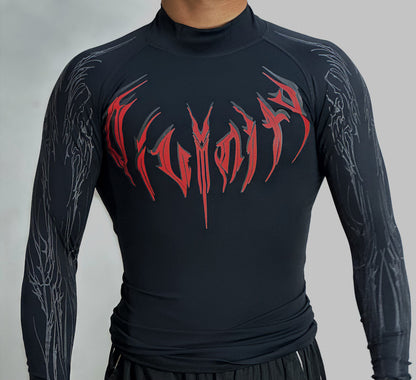 Playera compresión estilo breanithy manga larga