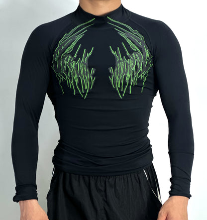 Playera compresión estilo breanithy manga larga