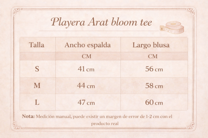 Playera Arat Bloom Tee