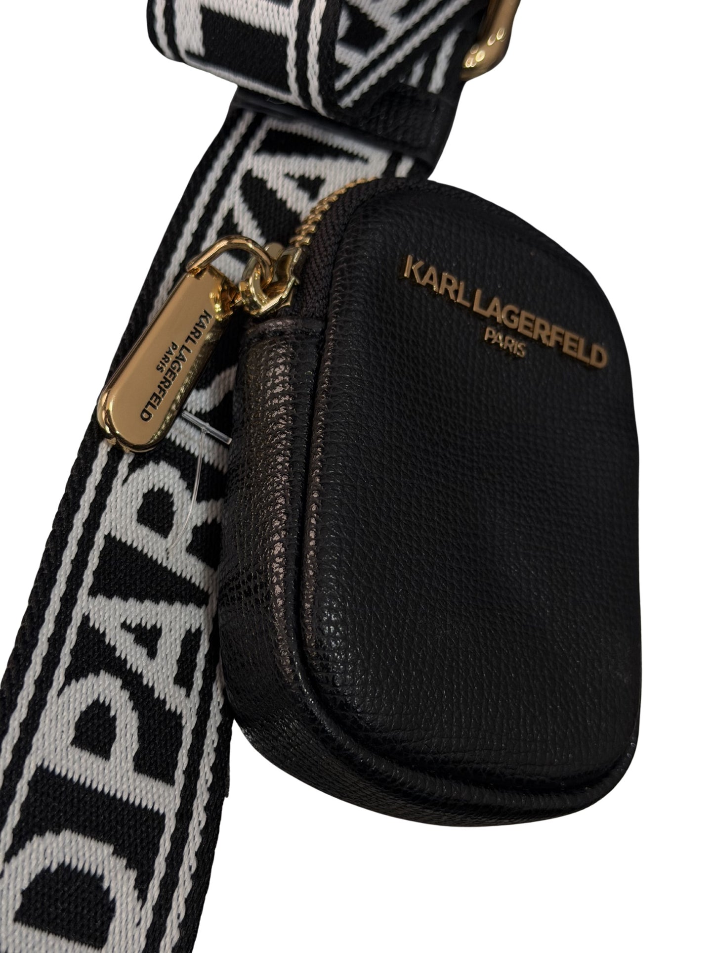 Karl Lagerfeld “Maybelle Crossbody / Camera Bag con pins”