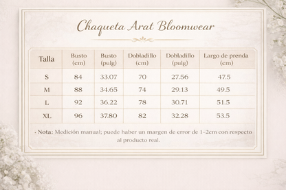 Chaqueta Arat “Bloomwear”