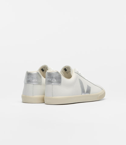 Veja Esplar Piel Blanco Plata